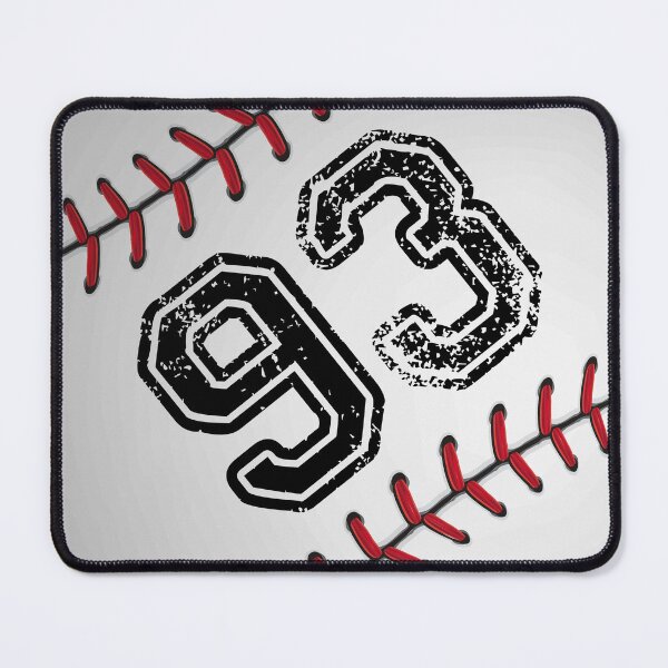 Item preview, Baseball ball number 93, ninety three designed and sold by TheCultStuff.