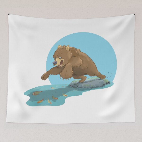Item preview, Leaping Bear designed and sold by LianeTancock.