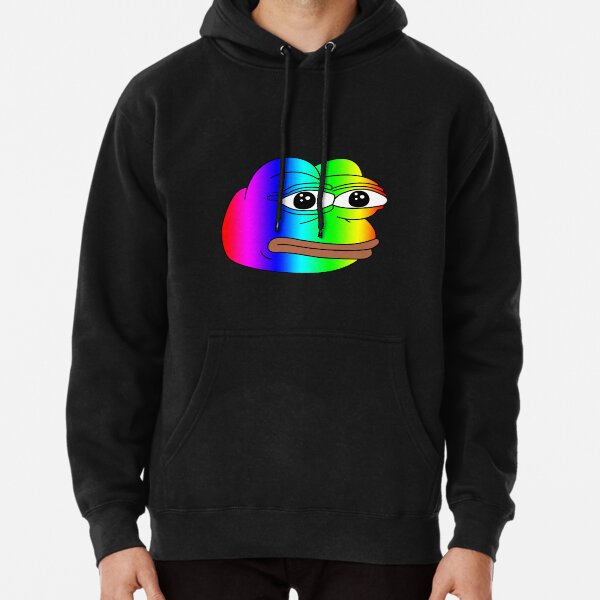 Rainbow Pepe Sweatshirts Hoodies Redbubble - rainbow tuxedo npc roblox