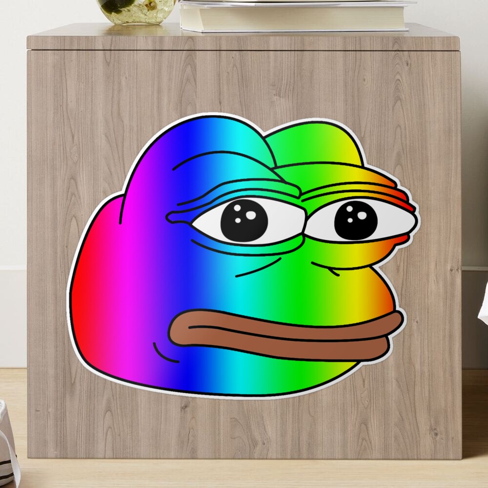 Pepe Meme Frog Rainbow