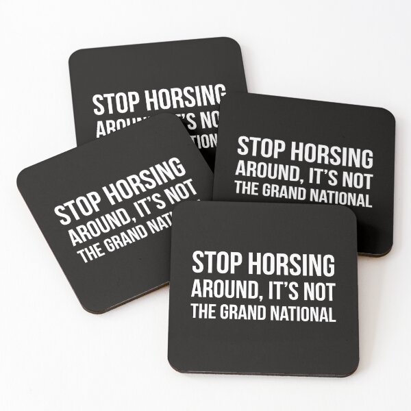 Item preview, Stop horsing around designed and sold by Slogans4u.
