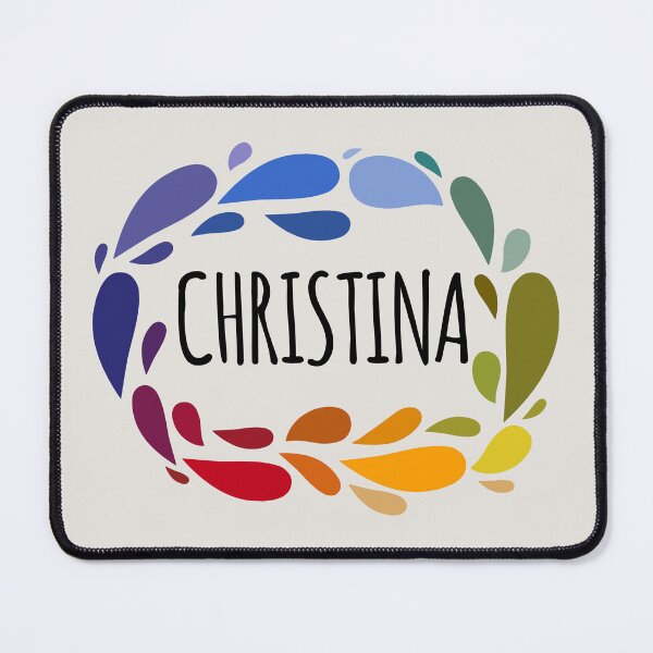 Item preview, Christina Name Cute Colorful Gift Named Christina designed and sold by kindxinn.
