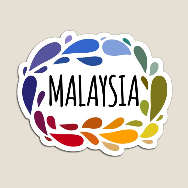 Item preview, Malaysia Name Cute Colorful Gift Named Malaysia designed and sold by kindxinn.