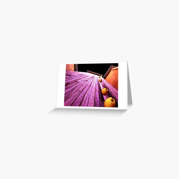 Falling Apples Greeting Card