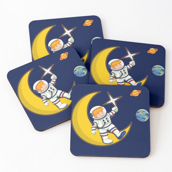 Item preview, Astronaut relaxes on the moon designed and sold by Bela Ambrus.