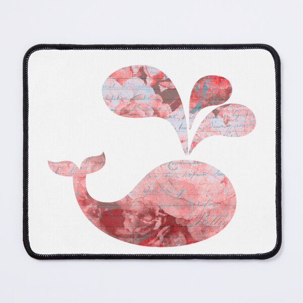 Aperçu de l'œuvre CoVintage floral Whale colorful abstract shape créée et vendue par FleurDeTango.
