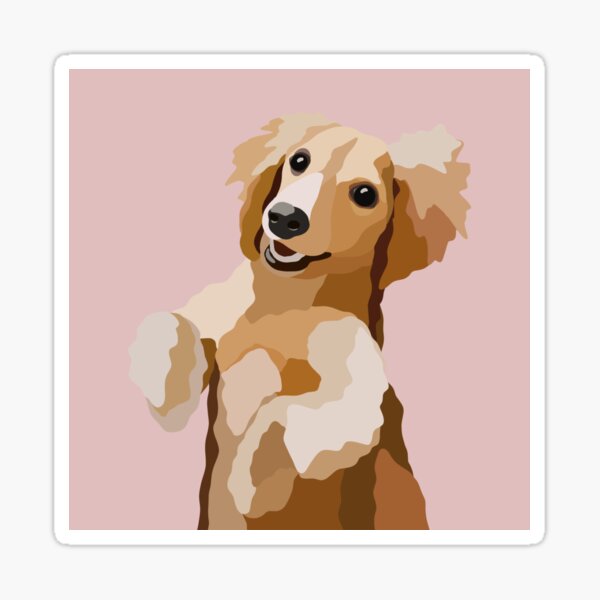 Item preview, Lying Down Dachshund Dog Portrait Digital Illustration designed and sold by sherylwylie.