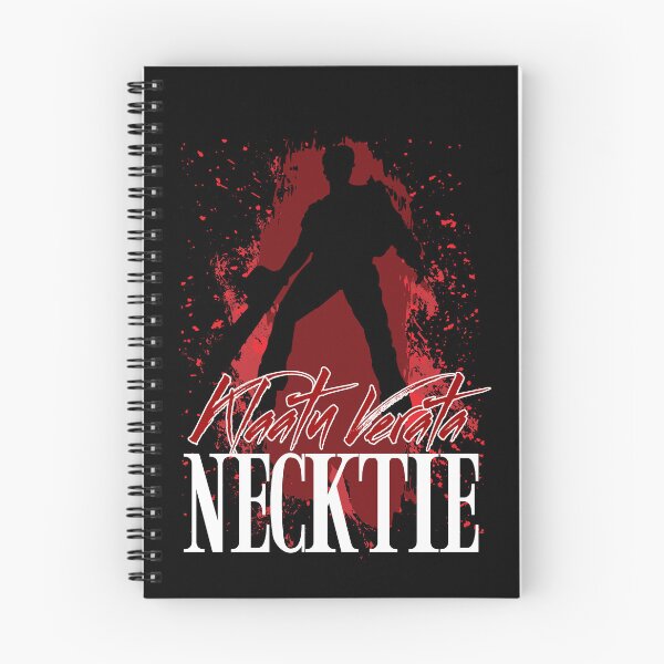 Item preview, Ash Williams Quote - Klaatu Verata Necktie designed and sold by Meta Cortex.