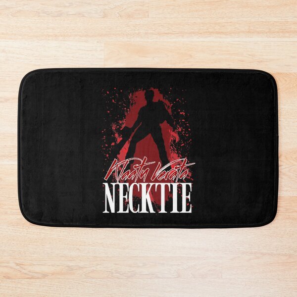 Item preview, Ash Williams Quote - Klaatu Verata Necktie designed and sold by Meta Cortex.