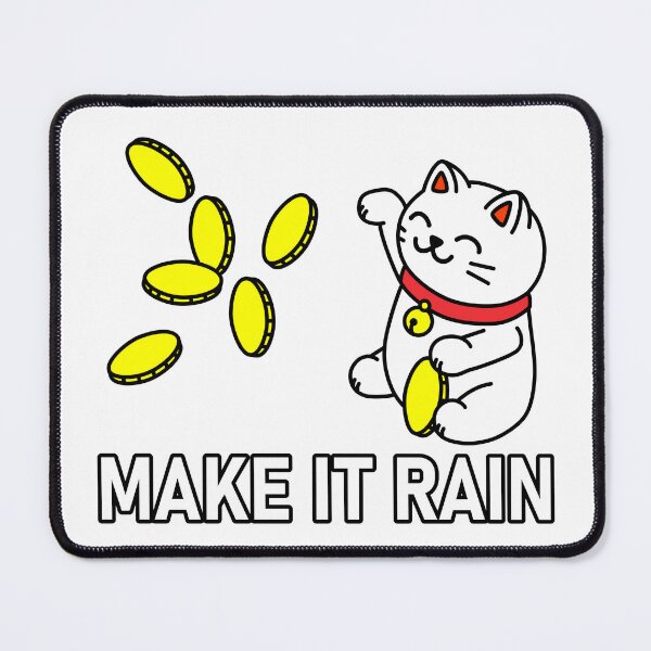 Item preview, Make It Rain Japanese Cat - Maneki Neko - Lucky Cat designed and sold by RiciPaneto.