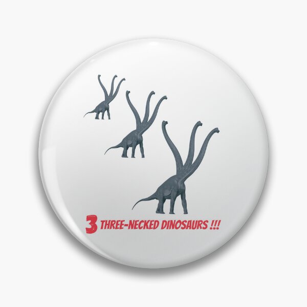 Item preview, 3 three-necked dinosaurs designed and sold by CosmicStory.