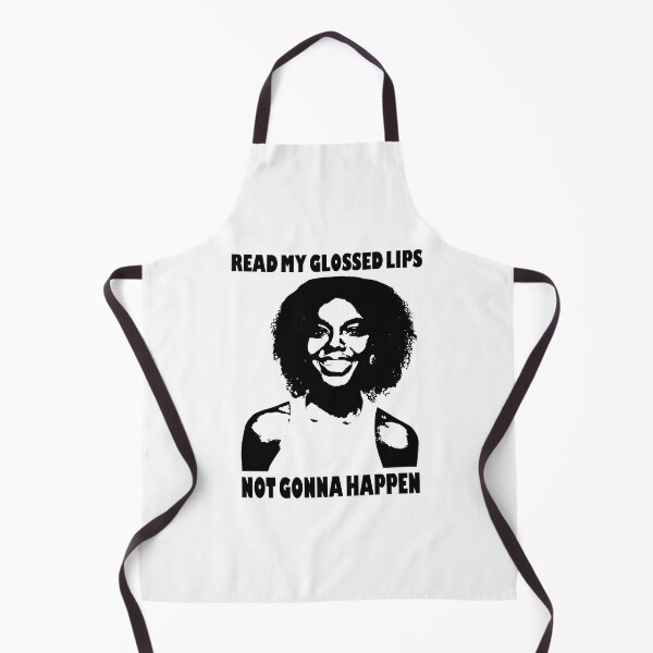 Item preview, Read my glossed lips not gonna happen black retro designed and sold by EduardoAeida40.