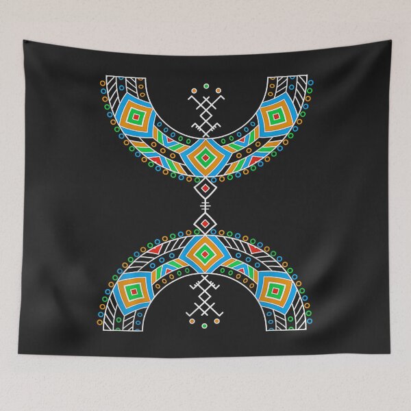 Item preview, Berbér Amazigh Flag Symbol Kabyle Amazigh Symbol designed and sold by marcipattysk1i.