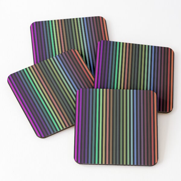Item preview, Rayas multicolores abstractas designed and sold by cutecrazytshirt.