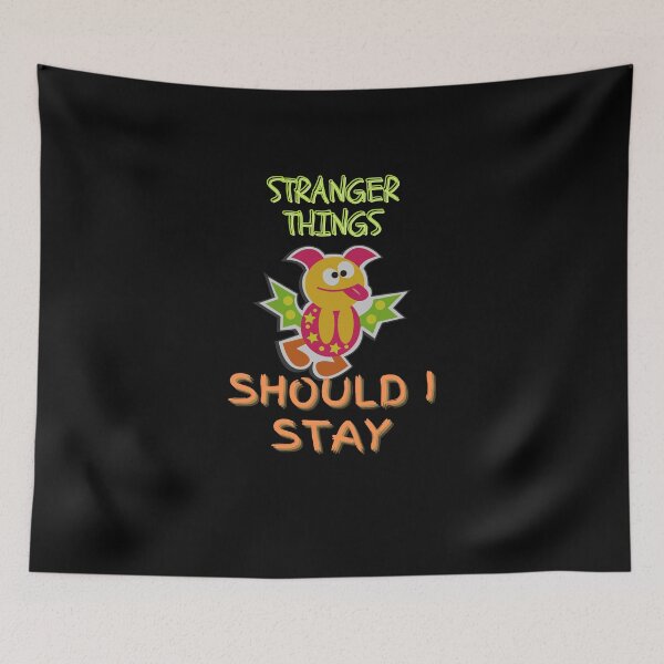 Item preview, Stranger Things Should I Stay Funny Essential T-Shirt designed and sold by WilkDesign.