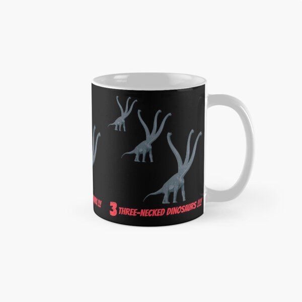 Item preview, 3 three-necked dinosaurs (in black) designed and sold by CosmicStory.