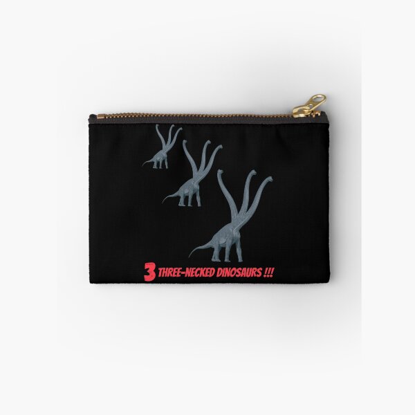 Item preview, 3 three-necked dinosaurs (in black) designed and sold by CosmicStory.
