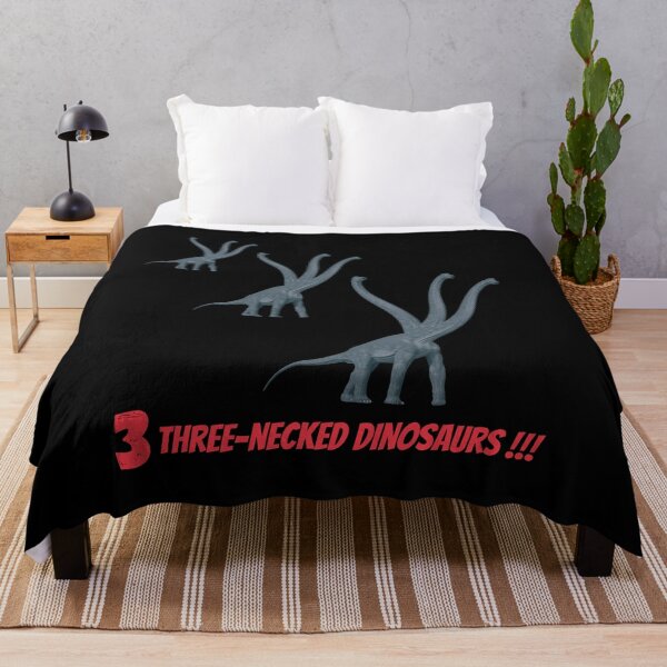 Item preview, 3 three-necked dinosaurs (in black) designed and sold by CosmicStory.
