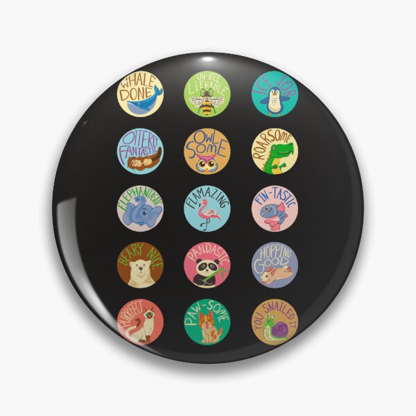 Item preview, Animal Set School Reward Pack Sticker designed and sold by CarolSteinle.