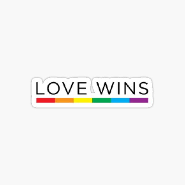 Love Wins Sticker
