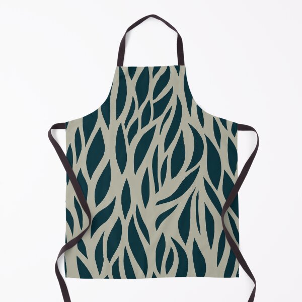 Aperçu de l'œuvre  Twisted2 -Motif de feuilles torsadées moderne en vert foncé créée et vendue par jeanyun48.