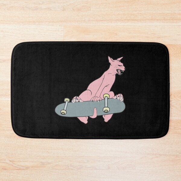 Aperçu de l'œuvre Sphynx Skateboard Stunt II Sticker créée et vendue par gretaboone.