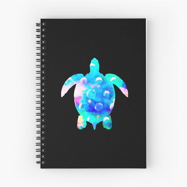 Item preview, Blue Turtle cute painted colorful abstract shape designed and sold by FleurDeTango.