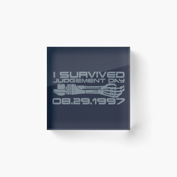 Item preview, I Survived Judgement Day designed and sold by Meta Cortex.