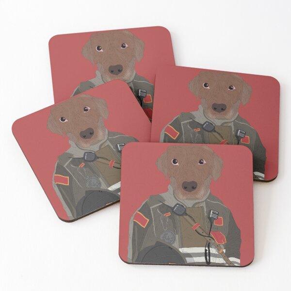 Item preview, doggo firefighter designed and sold by twotwo sixteen.