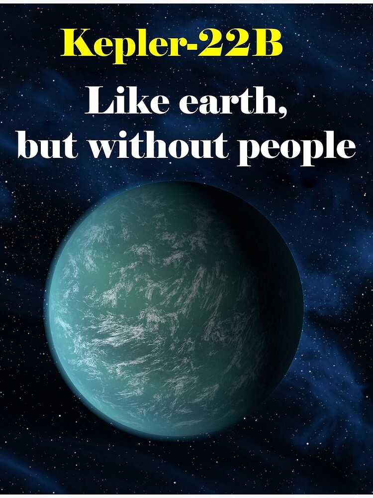 "Kepler-22b" Poster By Pierre80g | Redbubble