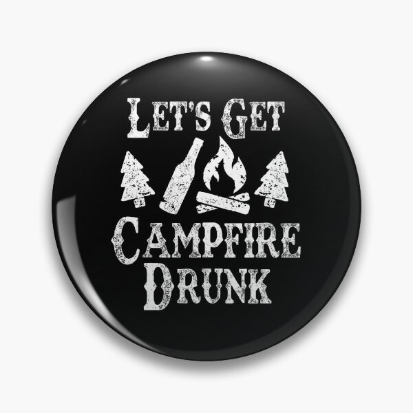 Item preview, LETS GET CAMPFIRE, humorous camper gift designed and sold by lapolonaise.