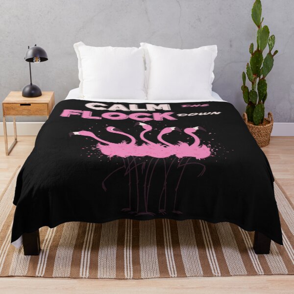 Item preview, Flamingo Calm The Flock Down Funny Pink Bird Lovers Summer designed and sold by PuPPuB.