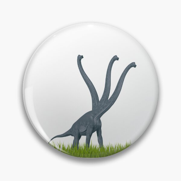 Item preview, Three-necked dinosaur (grass edition) designed and sold by CosmicStory.