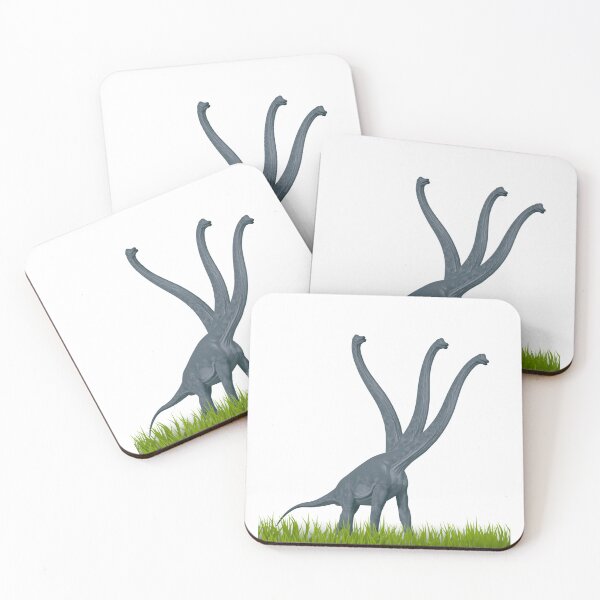 Item preview, Three-necked dinosaur (grass edition) designed and sold by CosmicStory.