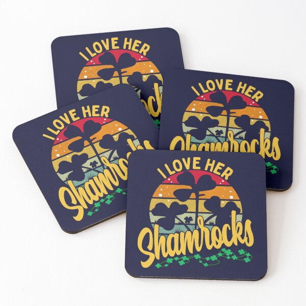 Item preview, I love Her Shamrocks - Vintage I Her Love Shamrocks designed and sold by universegrace.
