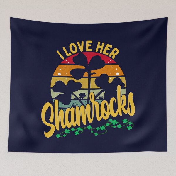Item preview, I love Her Shamrocks - Vintage I Her Love Shamrocks designed and sold by universegrace.