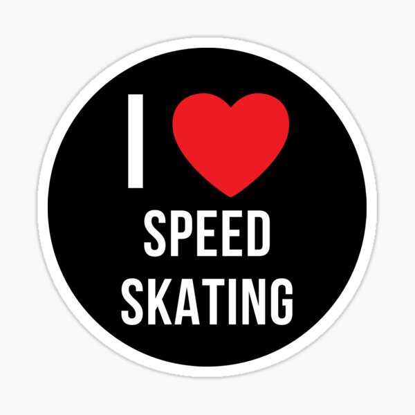 Item preview, I ♥ SPEED SKATING designed and sold by TheILoveShop ❤️.