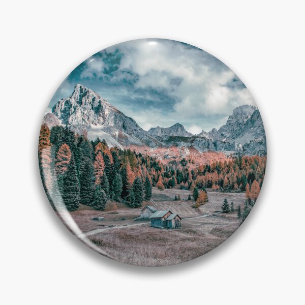 Item preview, Beautiful Mountain View Art Board Print designed and sold by Nils Petter Stein.