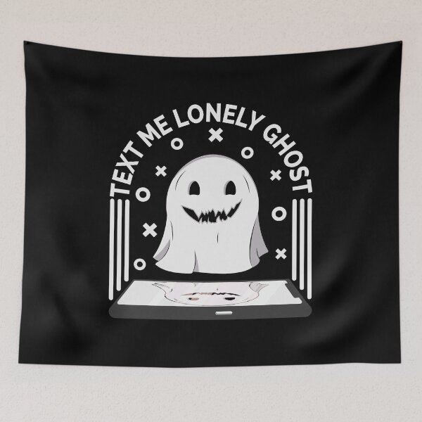 Item preview, Text Me Lonely Ghost designed and sold by Styler Design.