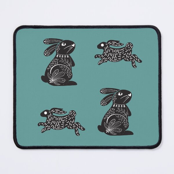 Item preview, Dark Easter Bunnies pattern designed and sold by CameleonDesign.