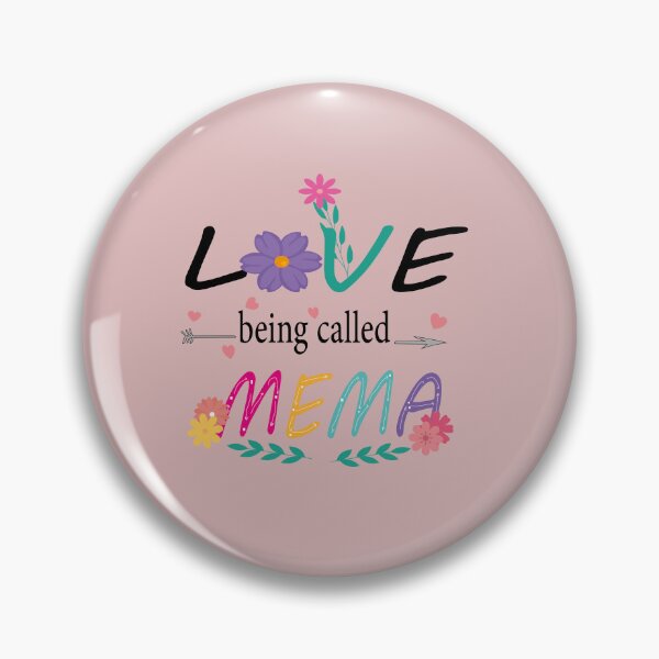 Item preview, I Love Being Called mema | Mother's Day Gift Grandma Gift mema Tee Flower | Nana Mama Top Gigi Gift from Grandchildren designed and sold by SimoSaladain.
