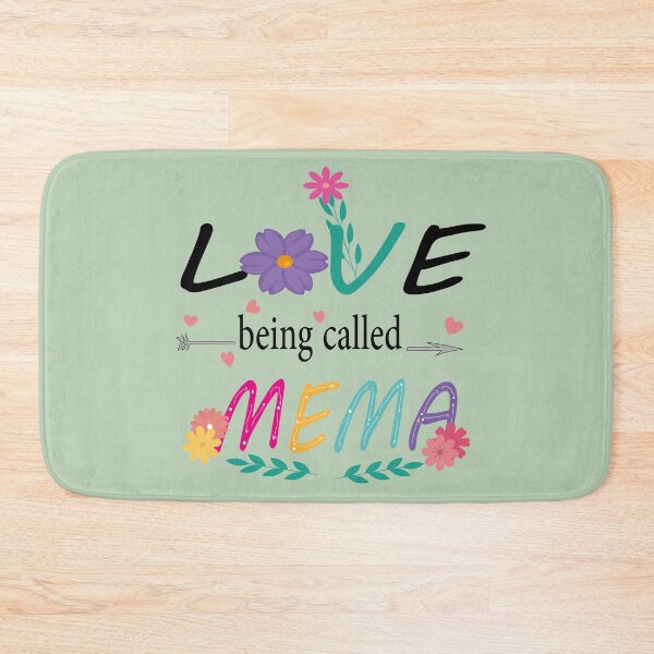 Item preview, I Love Being Called mema | Mother's Day Gift Grandma Gift mema Tee Flower | Nana Mama Top Gigi Gift from Grandchildren designed and sold by SimoSaladain.
