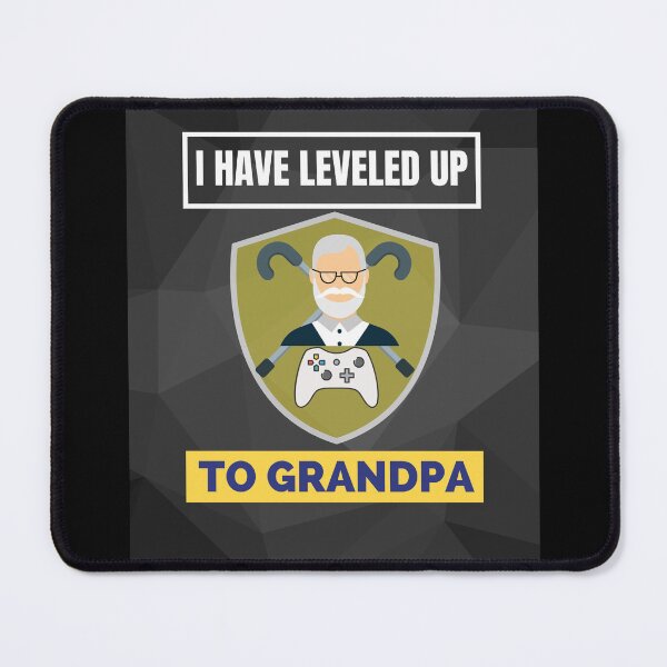 Item preview, I Have Leveled Up To Grandpa Funny T-Shirt designed and sold by WilkDesign.
