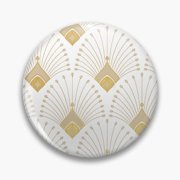 Item preview, White Gold and Black Art Deco Gold Palm designed and sold by Vic Torys ☆.