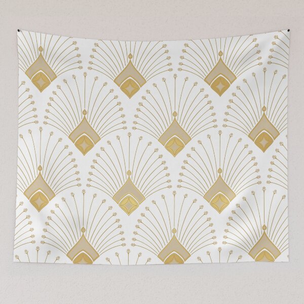 Item preview, White Gold and Black Art Deco Gold Palm designed and sold by Vic Torys ☆.