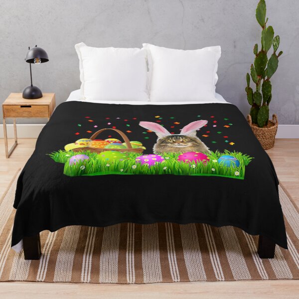 Item preview, Bunny Maine Coon Cat Easter Maine Coon Cat Lover designed and sold by marcipattysk1i.