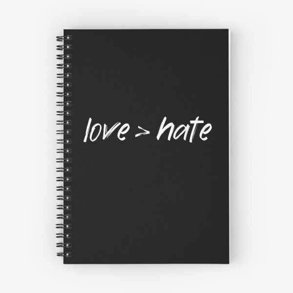 Item preview, Love Is Greater Than Hate Quote Anti Hate Saying Words About Love designed and sold by ichewsyou.