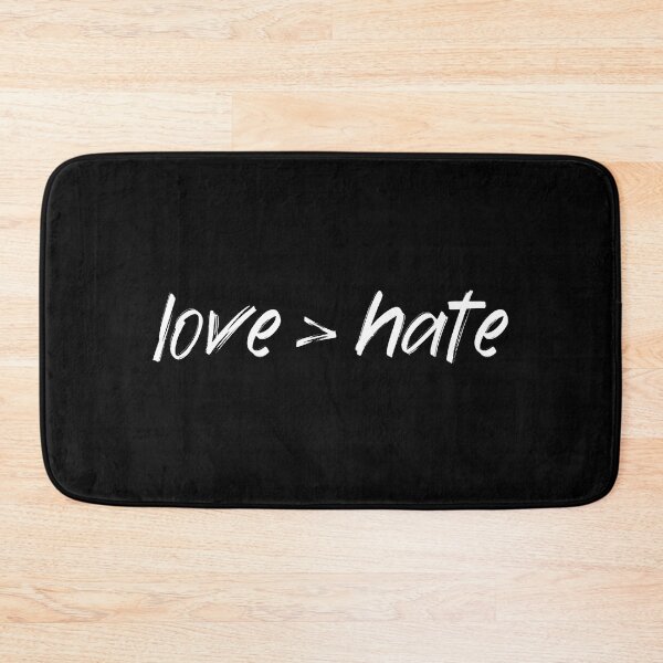 Item preview, Love Is Greater Than Hate Quote Anti Hate Saying Words About Love designed and sold by ichewsyou.