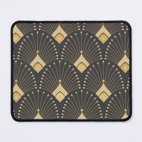 Item preview, Art Deco Gold Palm On Dark Background designed and sold by Vic Torys ☆.