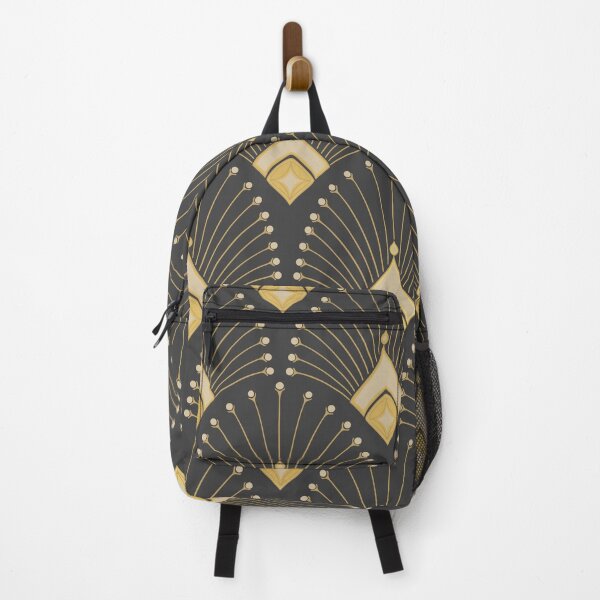 Item preview, Art Deco Gold Palm On Dark Background designed and sold by Vic Torys ☆.
